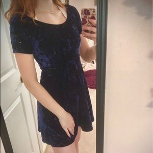 Velvet Dark Blue dress